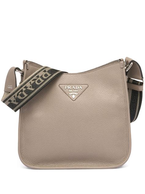 silver triangle prada bag|prada triangle shoulder bag.